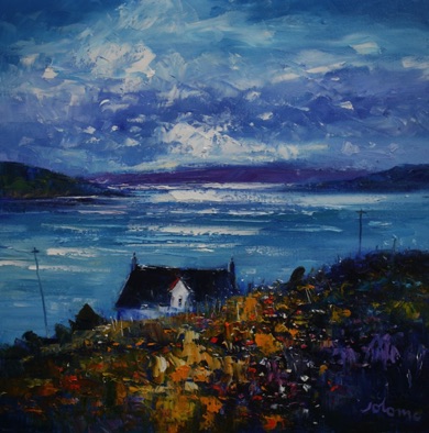 Early morninglight on the Sound of Mull 20x20